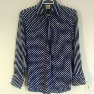 Lacoste Striped Button Down